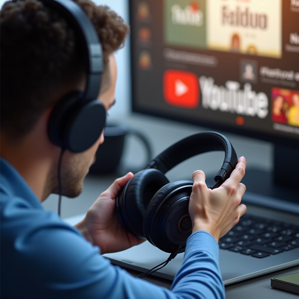 youtube cómo conecto mis auriculares