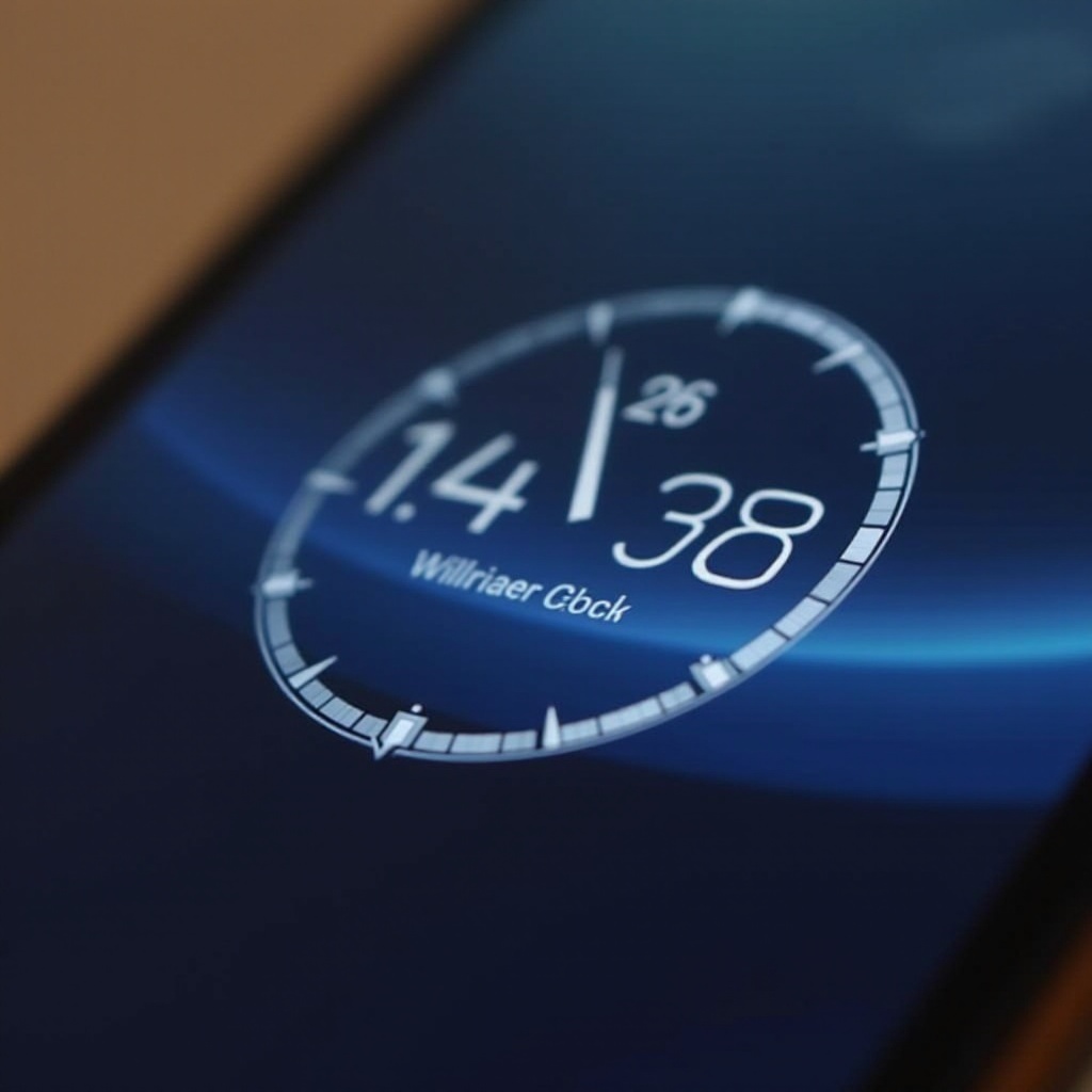 android cambiar el reloj en la pantalla de bloqueo